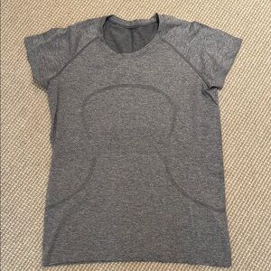 Lululemon size 12 Swiftly Tee Gray Women's Athletic Top